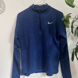 Nike Deep Blue Half-Zip Top